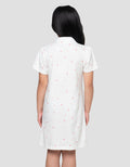 LITTLE M FLOWER MIDI DRESS POLO ANAK PEREMPUAN
