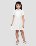 LITTLE M FLOWER MIDI DRESS POLO ANAK PEREMPUAN