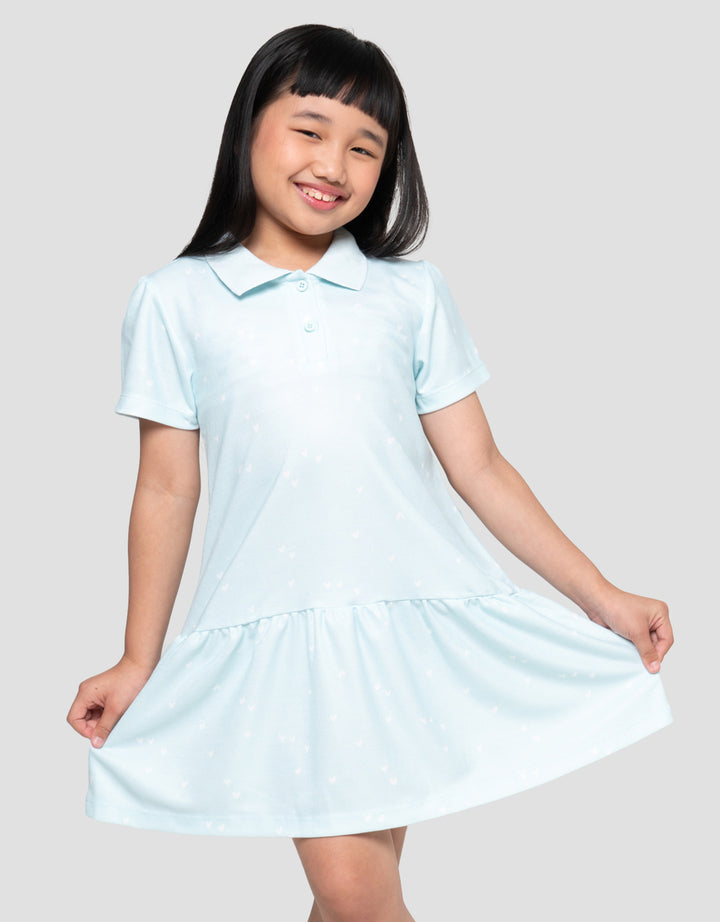 LITTLE M HEART DRESS ANAK PEREMPUAN