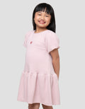 LITTLE M BALOON SLEEVE MIDI DRESS ANAK PEREMPUAN