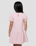LITTLE M BALOON SLEEVE MIDI DRESS ANAK PEREMPUAN