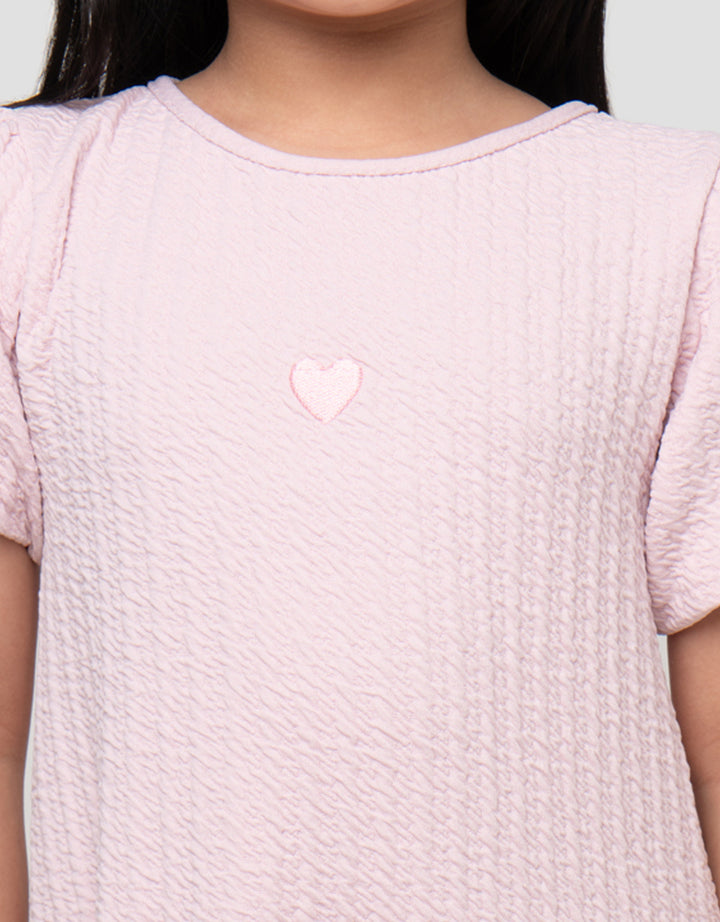 LITTLE M BALOON SLEEVE MIDI DRESS ANAK PEREMPUAN