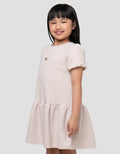 LITTLE M BALOON SLEEVE MIDI DRESS ANAK PEREMPUAN