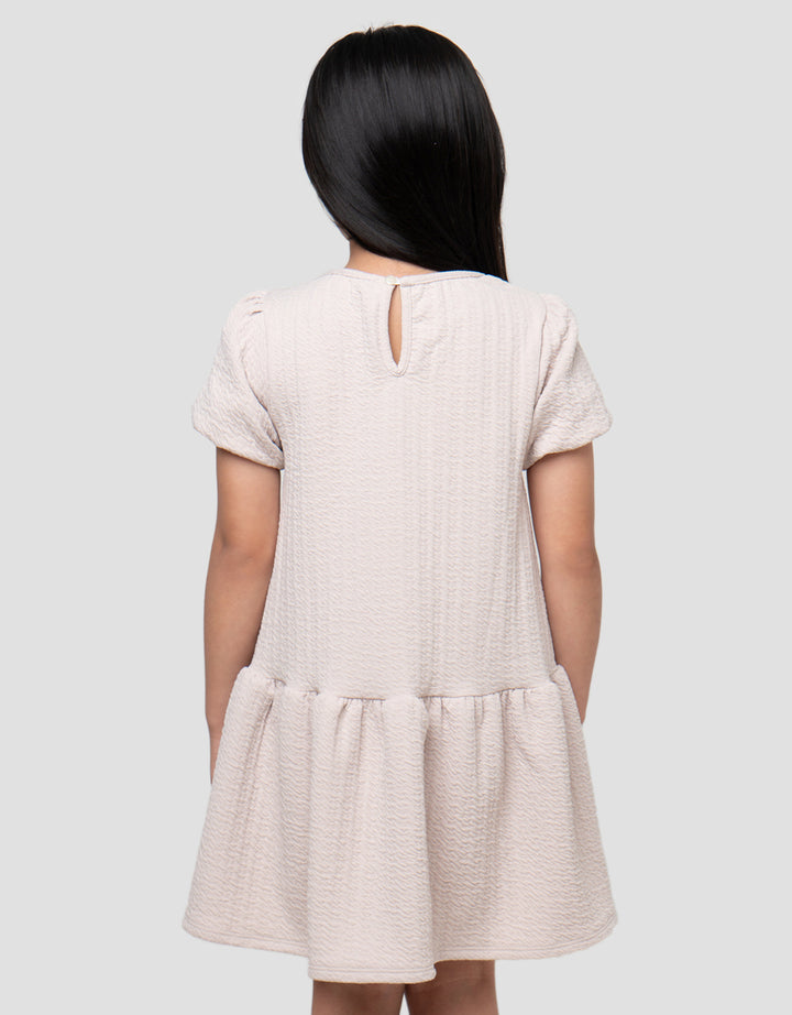 LITTLE M BALOON SLEEVE MIDI DRESS ANAK PEREMPUAN