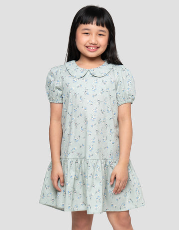 LITTLE M FLOWER DRESS ANAK PEREMPUAN