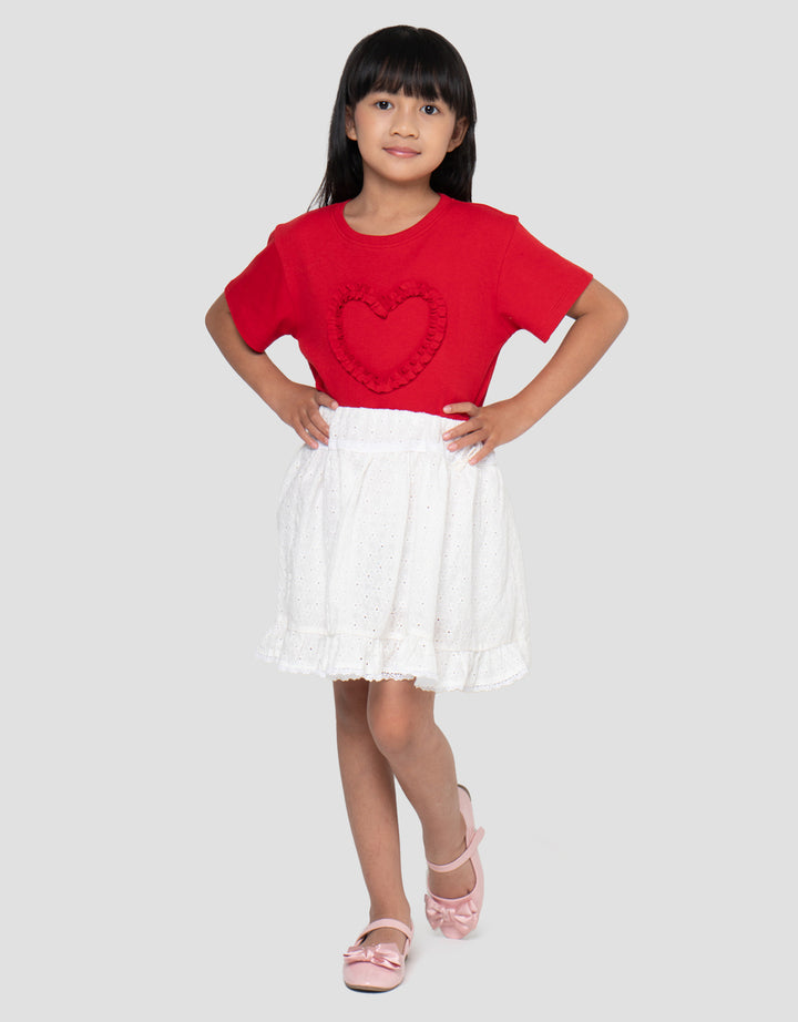 LITTLE M WITH PITA LACE SKORT ANAK PEREMPUAN