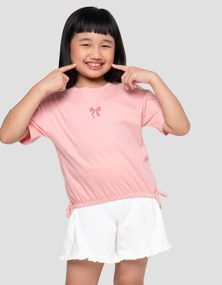 LITTLE M FRILL PITA PAKAIAN SETELAN ANAK PEREMPUAN