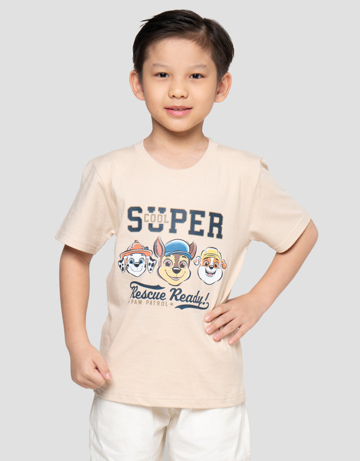 Character Paw Patrol Teams Super Print Kaos Anak Laki-laki