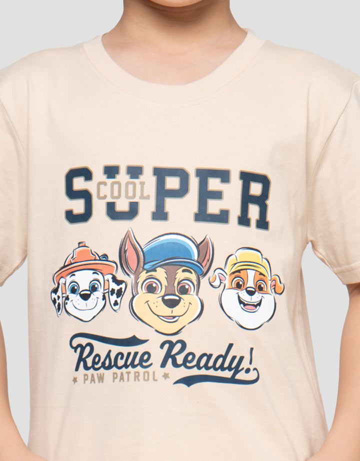 Character Paw Patrol Teams Super Print Kaos Anak Laki-laki