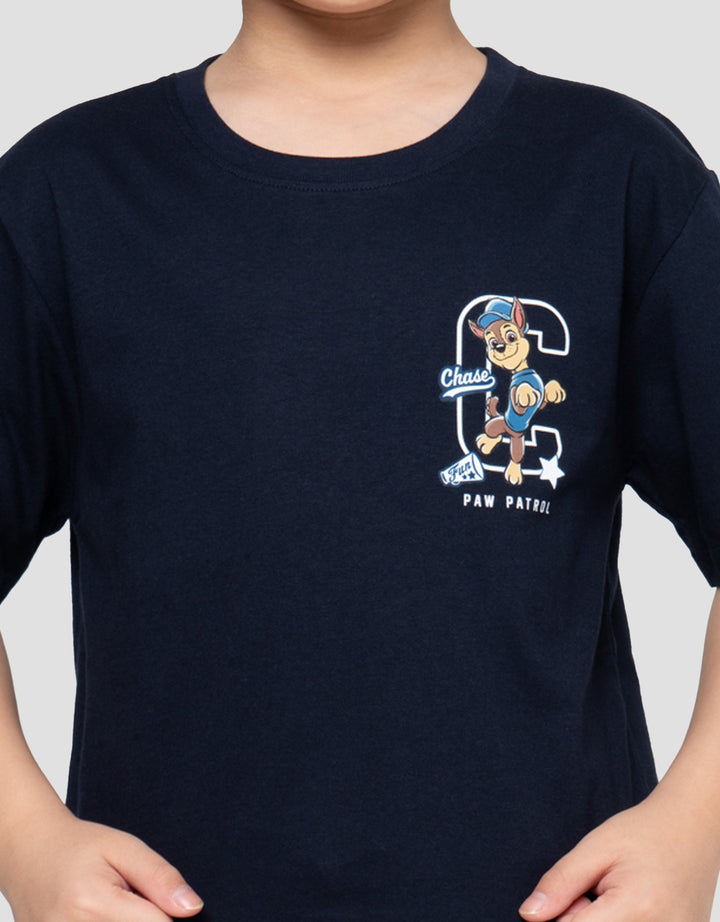 Character Paw Brave Print Kaos Anak Laki-laki