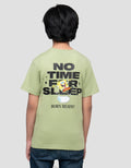 CHARACTER SPONGEBOB NO TIME KAOS ANAK LAKI-LAKI