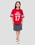 NEVADA LOS ANGELES 17 KAOS OVERSIZE ANAK PEREMPUAN