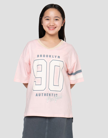 NEVADA BROOKLYN KAOS OVERSIZE ANAK PEREMPUAN
