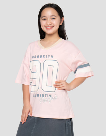 NEVADA BROOKLYN KAOS OVERSIZE ANAK PEREMPUAN