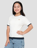NEVADA RIB BORDIR BEAR KAOS ANAK PEREMPUAN