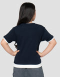 NEVADA RIB BORDIR BEAR KAOS ANAK PEREMPUAN