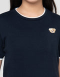 NEVADA RIB BORDIR BEAR KAOS ANAK PEREMPUAN
