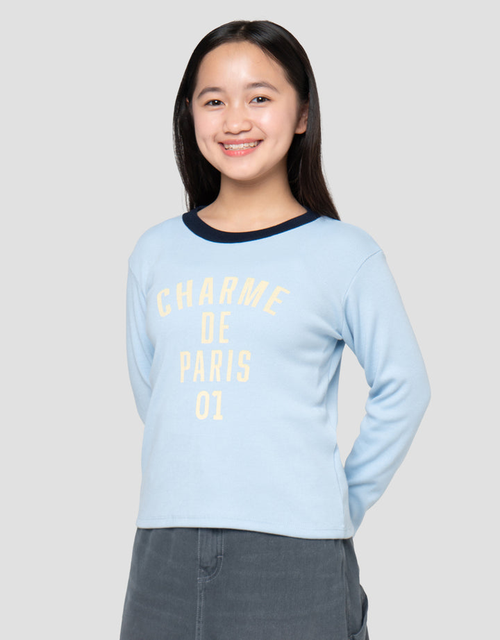 NEVADA RIB CHARME DE PARIS KAOS ANAK PEREMPUAN