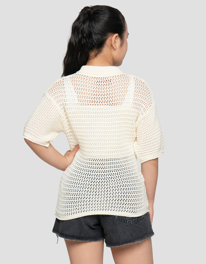 NEVADA COLLAR LENGAN PENDEK CARDIGAN ANAK PEREMPUAN
