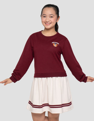 NEVADA BORDIR BEAR MIDI DRESS ANAK PEREMPUAN