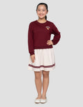 NEVADA BORDIR BEAR MIDI DRESS ANAK PEREMPUAN