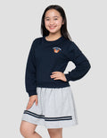 NEVADA BORDIR BEAR 2 MIDI DRESS ANAK PEREMPUAN