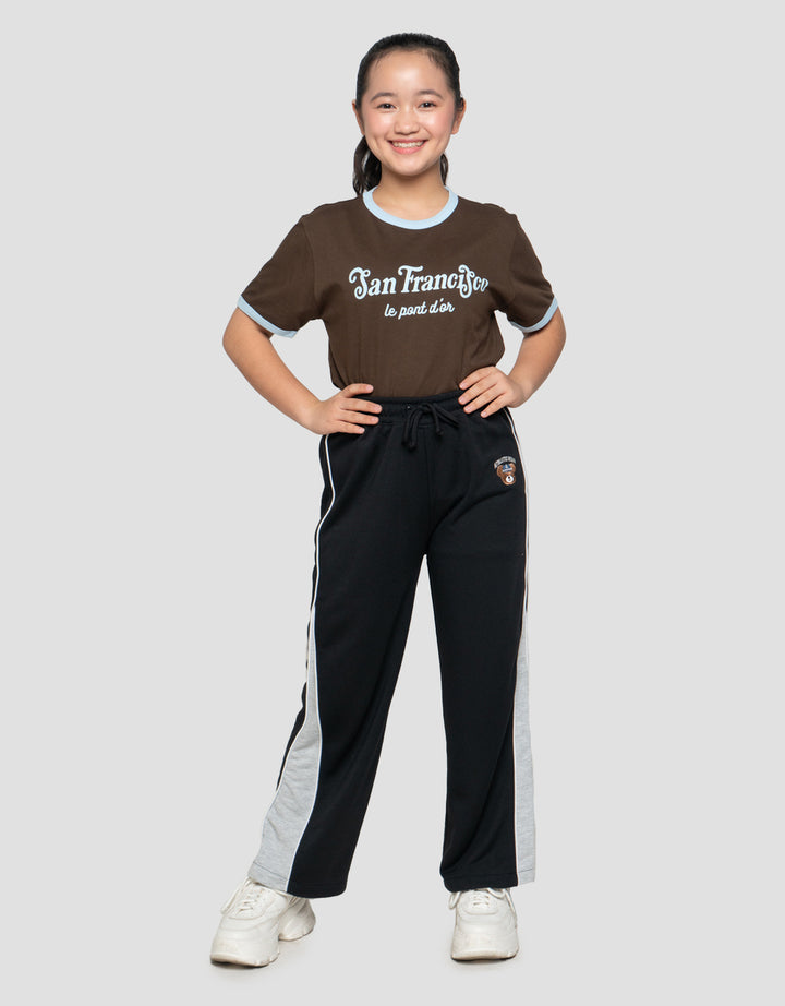 NEVADA WIDE LEG BORDIR BEAR CELANA PANJANG ANAK PEREMPUAN