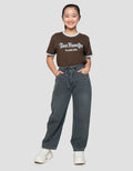 NEVADA BARREL WITH BELT CELANA JEANS ANAK PEREMPUAN