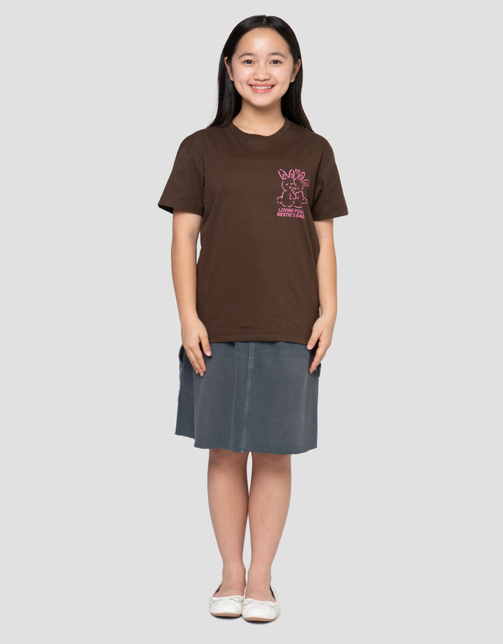 NEVADA WORD BRO 3 KAOS ANAK PEREMPUAN