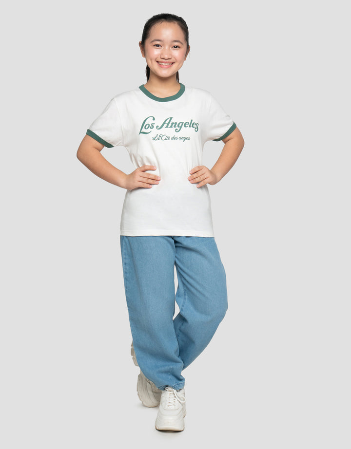 NEVADA RINGER LOSANGELES KAOS ANAK PEREMPUAN