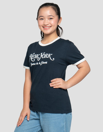 NEVADA RINGER NEW YORK KAOS ANAK PEREMPUAN