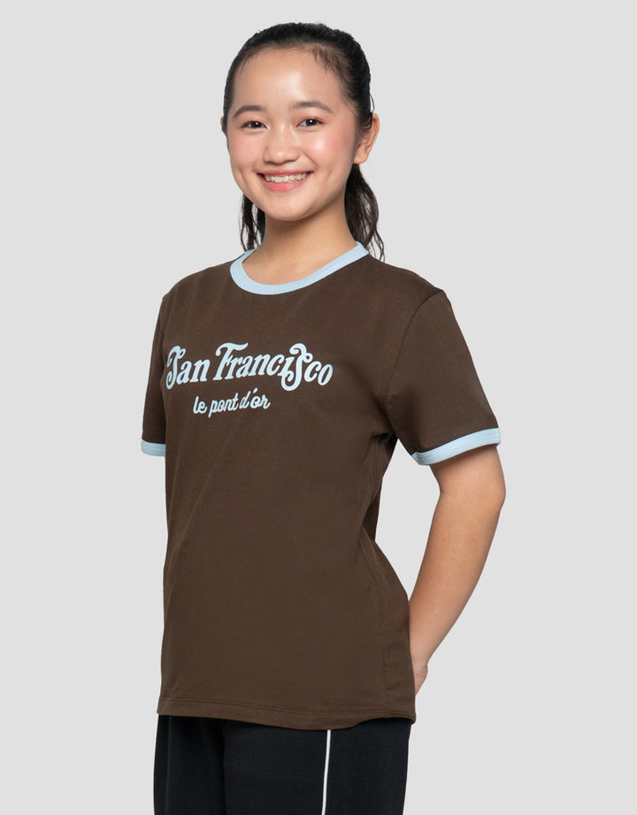 NEVADA RINGER SANFRANSC KAOS ANAK PEREMPUAN