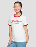 NEVADA RINGER MICHIGAN KAOS ANAK PEREMPUAN
