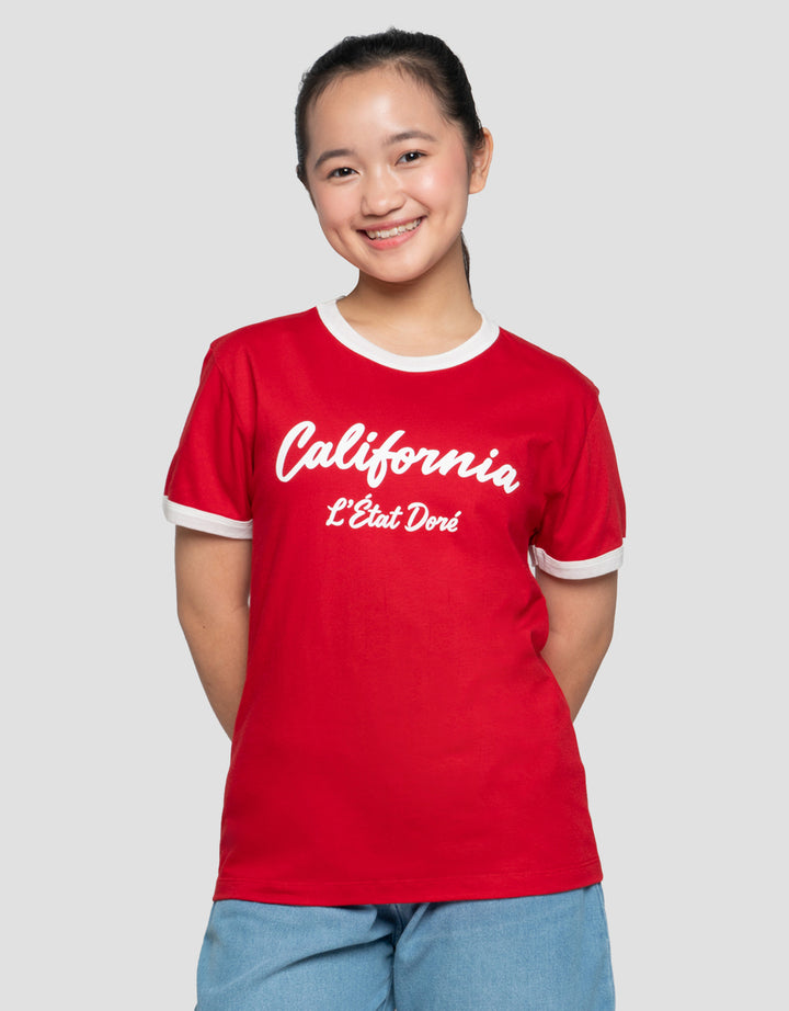 NEVADA RINGER CALIFORNIA KAOS ANAK PEREMPUAN
