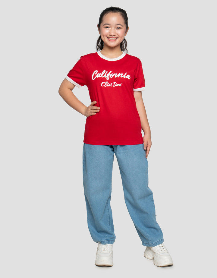 NEVADA RINGER CALIFORNIA KAOS ANAK PEREMPUAN