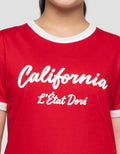 NEVADA RINGER CALIFORNIA KAOS ANAK PEREMPUAN