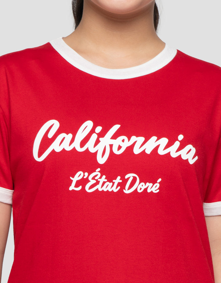 NEVADA RINGER CALIFORNIA KAOS ANAK PEREMPUAN