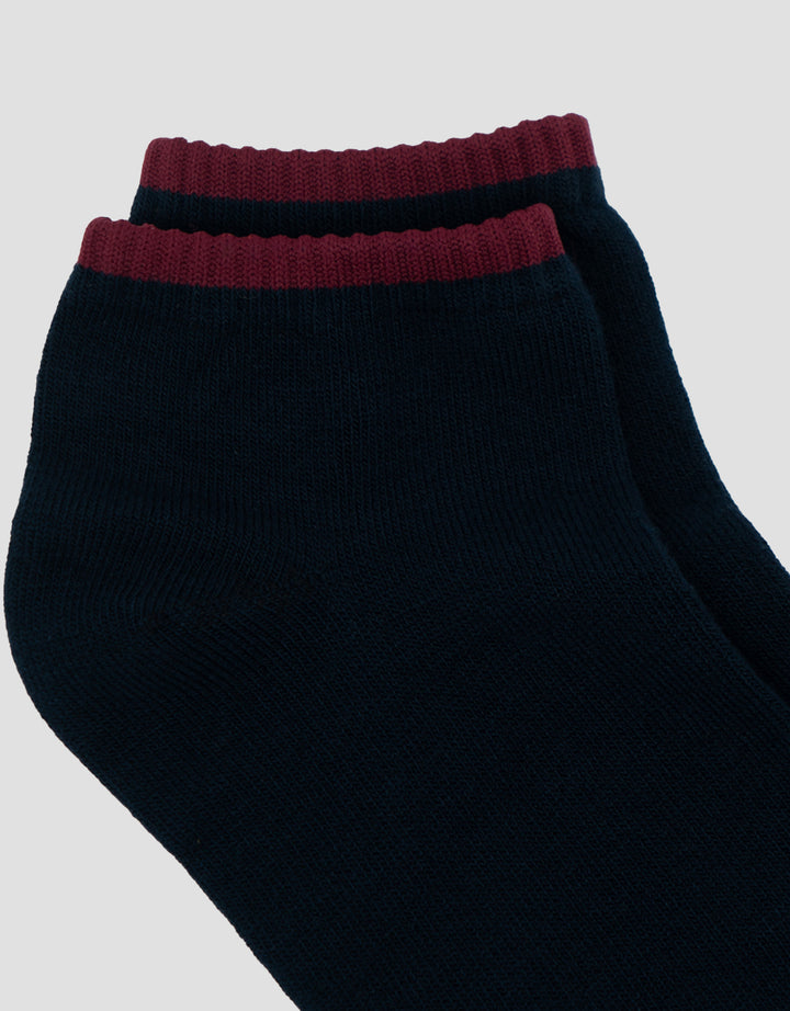 MXM MOTIF GARIS ANKLE KAUS KAKI PRIA