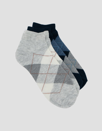 MXM MOTIF KOTAK BUNDLE 2 MULTICOLOR KAUS KAKI PRIA