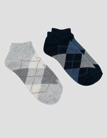 MXM MOTIF KOTAK BUNDLE 2 MULTICOLOR KAUS KAKI PRIA