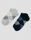 MXM MOTIF KOTAK BUNDLE 2 MULTICOLOR KAUS KAKI PRIA