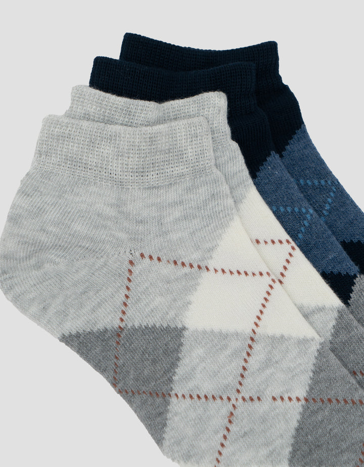 MXM MOTIF KOTAK BUNDLE 2 MULTICOLOR KAUS KAKI PRIA