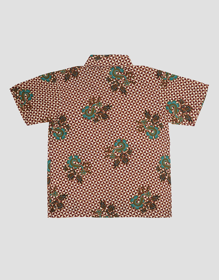 Adikusuma Batik Gajah Uling Kemeja Batik Anak Laki-Laki