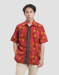 Adikusuma Semi Sutera Kembang 5 Kemeja Batik Pria