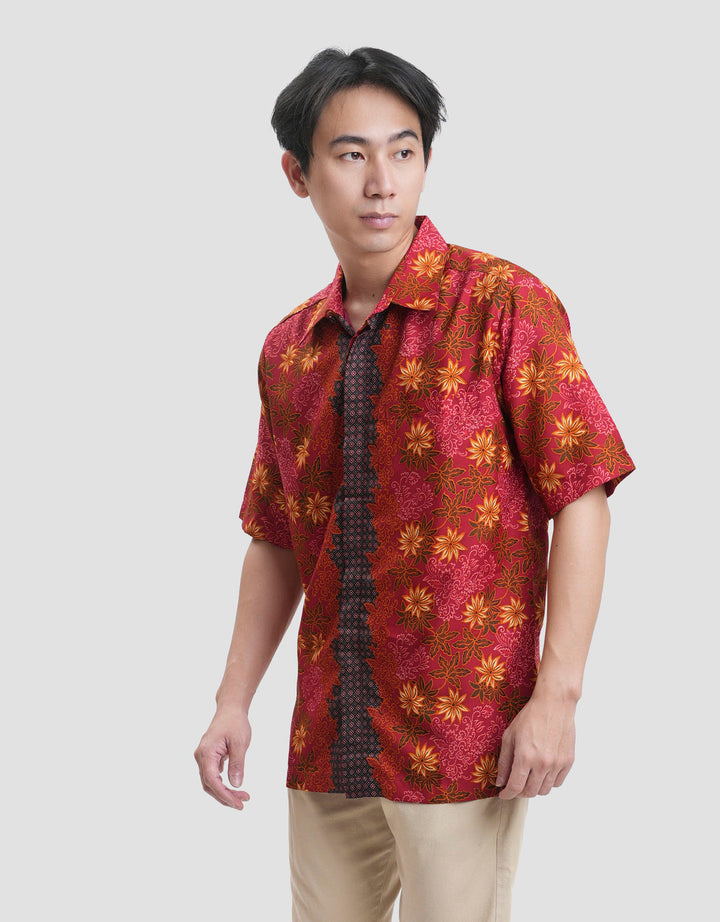 Adikusuma Semi Sutera Kembang 5 Kemeja Batik Pria