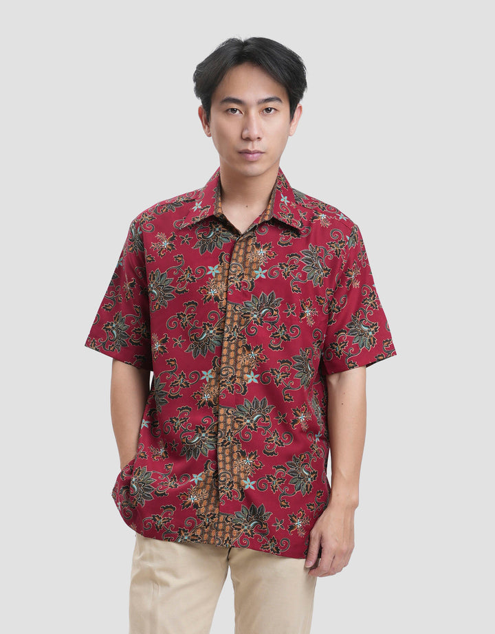 Adikusuma Batik Kembang 1 Kemeja Batik Pria