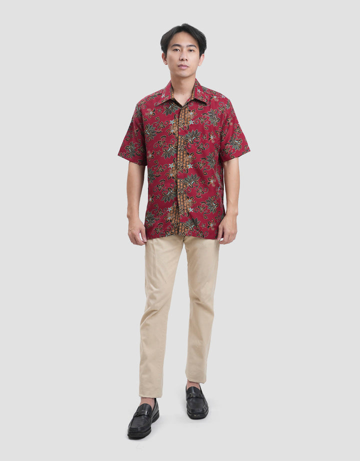 Adikusuma Batik Kembang 1 Kemeja Batik Pria