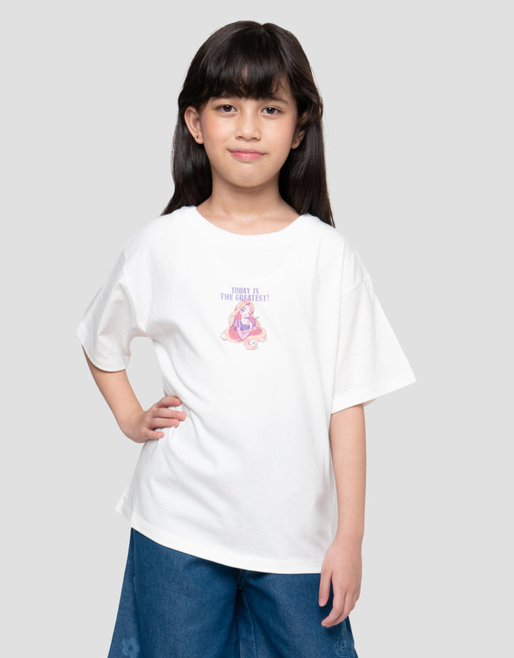 Disney Rapunzel Princess Print Kaos Anak Perempuan