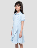 Disney Collar Princess Ruffle Dress Anak Perempuan