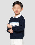 Little M Kerah Cut Sewn Sweater Oversize Anak Laki-laki